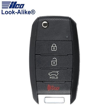 Ilco LAL FLIP-KIA-4B5 KIA 4 BUTTON 46 CHIP FLIP KEY TQ8-RKE-3F05 XMA F/L ILCO-AX00013010